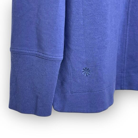 Athleta Blue Purple Crewneck Pullover Soft Sweatshirt Athleisure Women’s Large - Picture 8 of 10